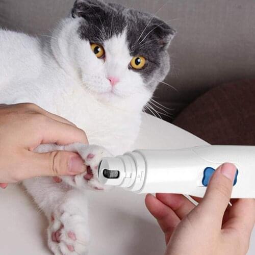 Universal Electric Dog Nail Clippers for Dog Puppy Nail Grinders Pet Quiet Cat Paws Nail Grooming Trimmer Tools