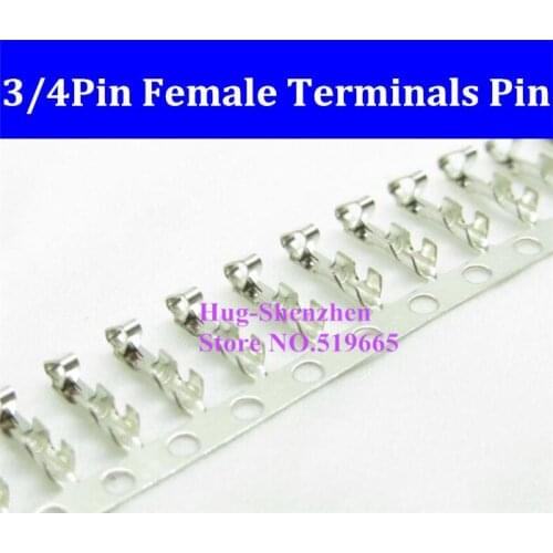 China Wholesale Fan 3/4Pin 3 pin 4 pin female Pins / Crimp Terminal for male Connector Housing
