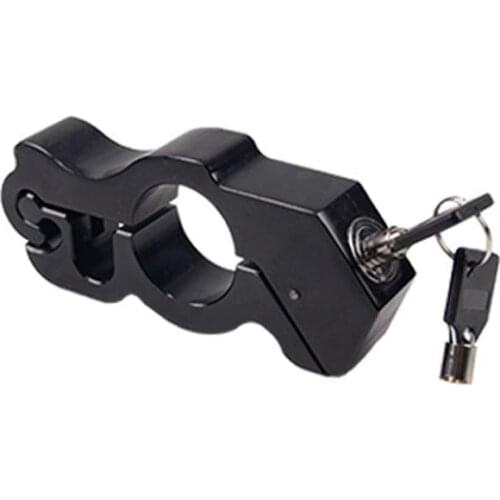 Motorcycle Handlebar Anti-theft Engine Lock, CNC Safety Scooter With Compatible And Brake ATV Lever Adjustment, Lock J0G6
