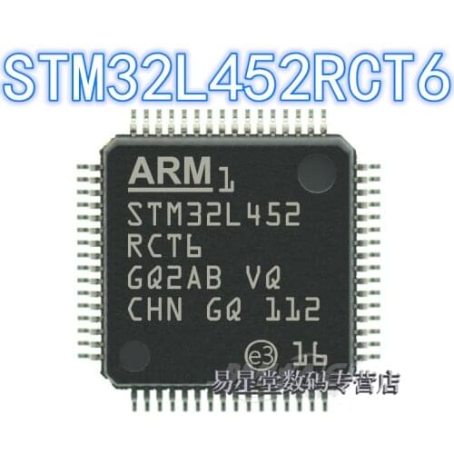 1PCS 100% new original authentic STM32L452RCT6 QFP-64 32L452RCT6 QFP64 microcontroller chip