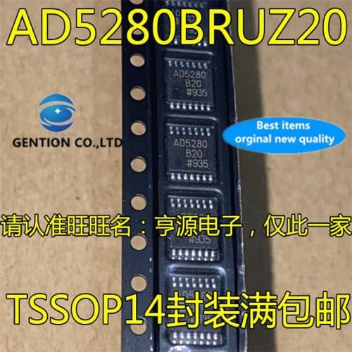 2Pcs AD5280BRU20 AD5280BRUZ20 AD5280 Digital Potentiometer Chip in stock 100% new and original