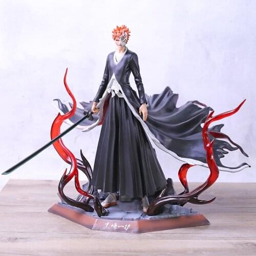 Anime Bleach Kurosaki Ichigo GK Statue PVC Figure Collectible Model Brinquedo Toy