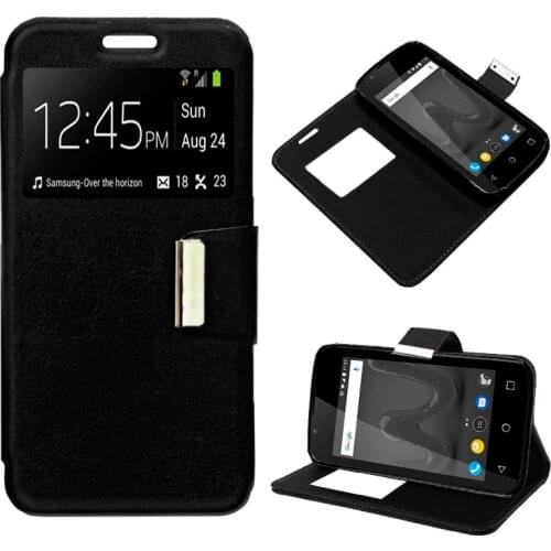 Case Flip Cover Wiko Sunny 2 Color Black