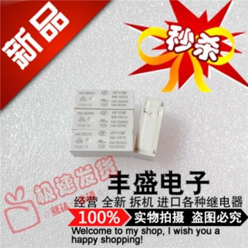 Hf118f/048-1hs1g Relay JQX-118F/048-1hs1g 4-Pin Set Often Open 10A