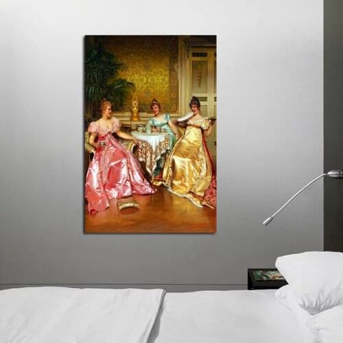 Charles Joseph Frederic Soulacroix Canvas Painting Print Living Room Home Decoration Modern Wall Art Oil Painting Poster Picture
