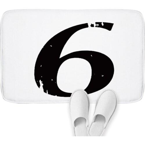 Nordic Letter Carpets Printed Doormat Baby Bedroom Carpet for Bedroom Kitchen Door Mats Decorative Non-slip Doormat Rug Deurmat