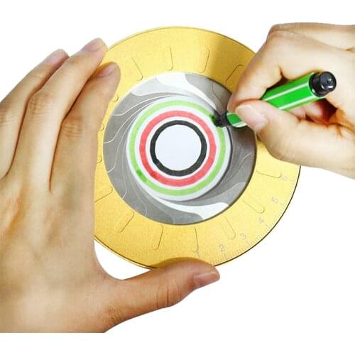 Round Stainless Steel Compas Circle Drawing Tool School Ruler Set Geometry Compass Professional Drawing Compas Adjustable Round