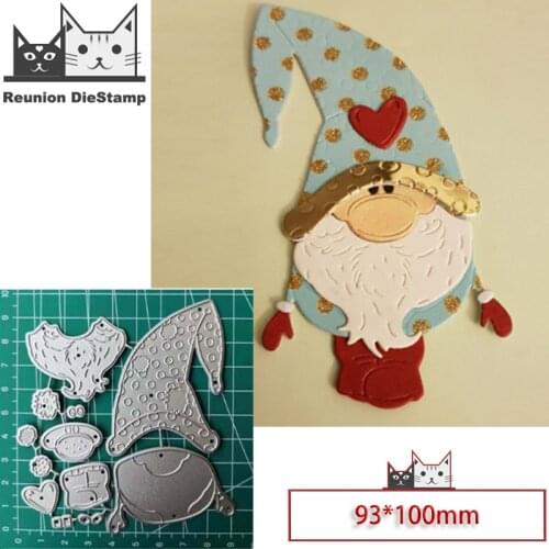 Reunion Metal Cutting Dies Scrapbooking Santa Claus Stencil Craft Decoration Mould Blade Punch Card Make Die Cut 2020 New Die