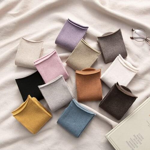 Cute Socks Women Color Women Fashion Socks Cotton Wild Deodorant Comfort Brief New Elastic Breathable Motion Socks Women