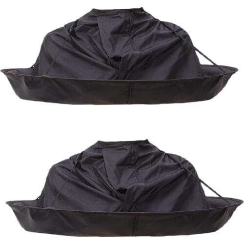 2Pcs Professional Hair Cutting Cape Hair Catcher Haircut Cloth Hairdressing