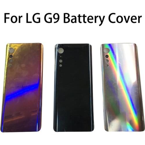 New Original Glass Battery Cover For LG Velvet G9 G900N Rear Housing Back Case With Adhesive g9 Cell Phone Replacement Part
