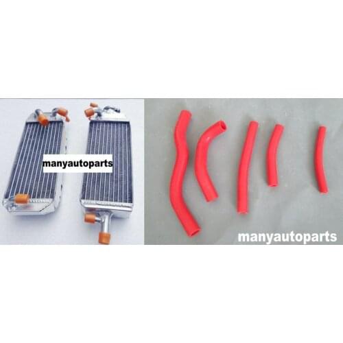 Fit For Suzuki RM125 RM 125 model T/V 2-stroke 1996 1997 aluminum radiator and hose