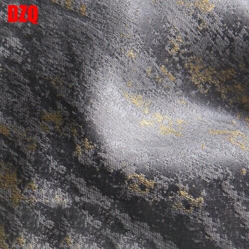 Light Luxury High-end American French Model Abstract Dark Pattern High Precision Jacquard Modern Custom Brand Curtain Fabric