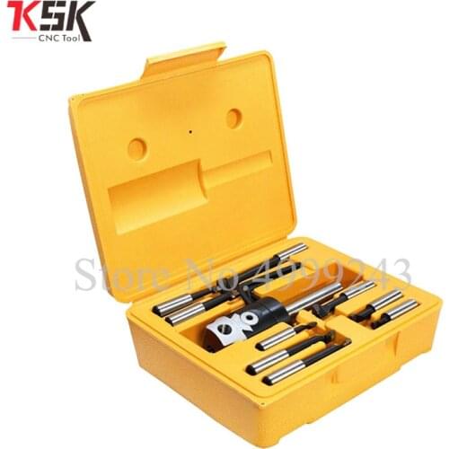 Top quality MT4 M16 Arbor F1 -12 50mm boring head and 9pcs 12mm boring bars, boring head set F1 boring system