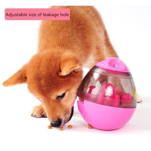 Pets Toys Dog Leaking Food Ball Toy Tumbler Pet Training Food Ball Interactive Toy Improve IQ Treat For Dog Cat Playing Eating