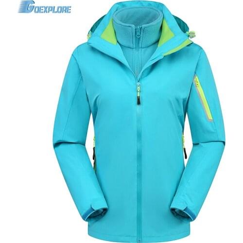 Goexplore Winter Jacket Women Thermal Coat Sport Thicken Outwear Waterproof Windproof Outdoor Camping Climbing Snow Ski Jackets