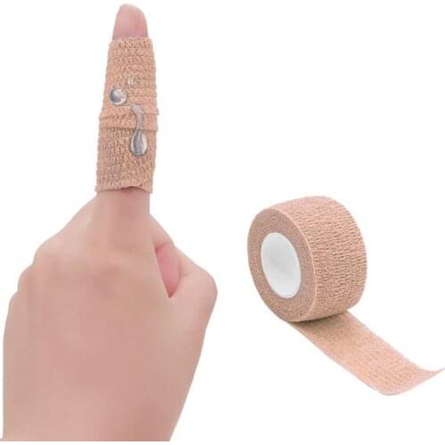1Roll Colorful Self Adhesive Elastic Bandage First Aid Kits For Knee Support Pads Finger Ankle Palm Shoulder Wrap Tape Bandage
