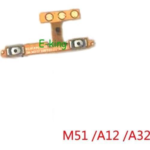 10PCS For Samsung Galaxy M51 A12 A32 Power Volume Button Flex Cable Repairing