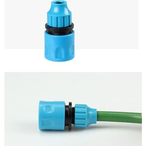 3/8 Inch Garden Micro Water Hose Fast Joint Plastic Connector Fitting Water Hose Quick Connector