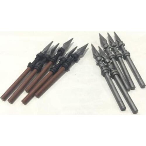 5 Pcs/Lot DIY Knife Accessories Sword Hammer Figures Military Weapon Army Roman Soldier Building Block Brick Toy B71