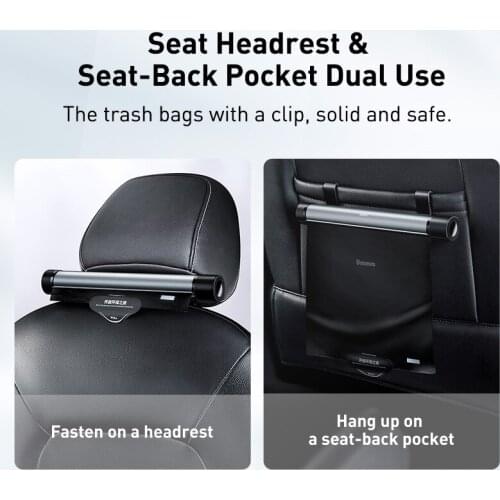 Car Trash Bin Cans Folding Garbage Dust Holder Rubbish Cases Car Organizer Storage Bag Seat Waste Container Car Interior