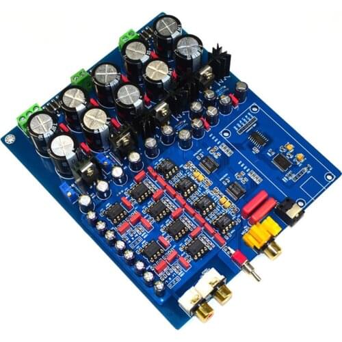 Dual Chip PCM1794+AK4113 DAC Decoder 24bit 192K Support Fiber Coaxial Decoding Board For Power Amplifiers