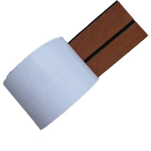 EVA Self-adhesive Faux Teak Sheet Traction Non- Grip Surface for