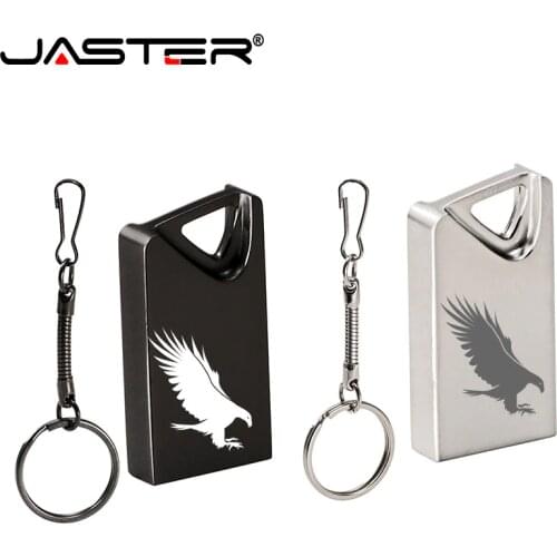 JASTER USB Flash Drive 128 gb mini usb flash metalen penna sleutel schijf logo pendrive bastone flash 32GB /8GB/4GB/16GB/128GB