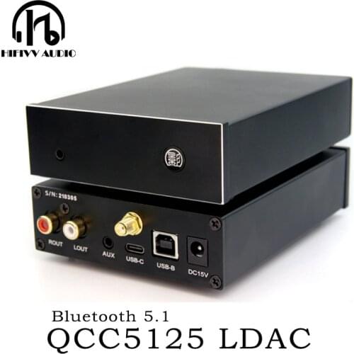 Hi END APTX HD Low Latency Bluetooth 5.0 Audio Transmitter Receiver Music CSR8675 TV PC Wireless Multi function interface DSD512
