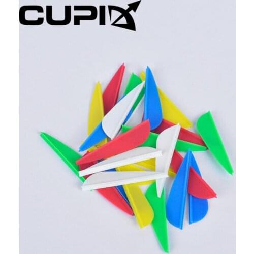 5 Colors 1.75 Inch Feathers Vanes Archery Accessories Fletch The Arrow Feather Rubber For Archery Hunting Accessories