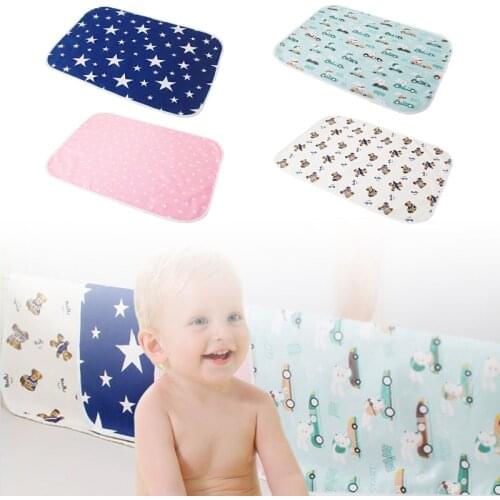 Reusable Baby Changing Mat Waterproof Breathable Diaper Mattress for Newborn Baby Pet Cotton Washable Changing Pads Mat