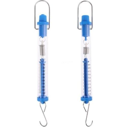 OOTDTY Newton Gram Dynamometer Spring Scale Balance Tubular Dynamometer 2.5N/10N