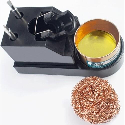 CXG Stand for soldering iron with Tip Cleaner Brass Wire and Sponge Soldering stand soldering bracket L009