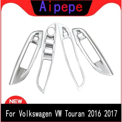 For Ford Focus 3 2015 2016 Glass Switch button cover trim Door window Interior Panel ABS chrome Car Styling Accessories