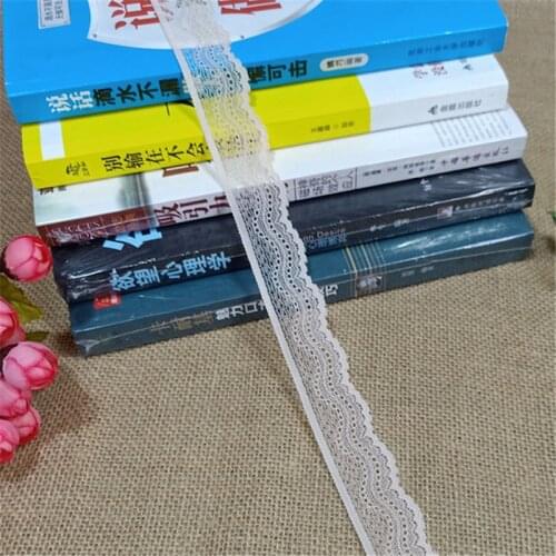 S2184 Width 2.9cm High Quality White Elastic Colorful Lace Ribbon Trims Lace Trim For DIY crafts material gift packing lace