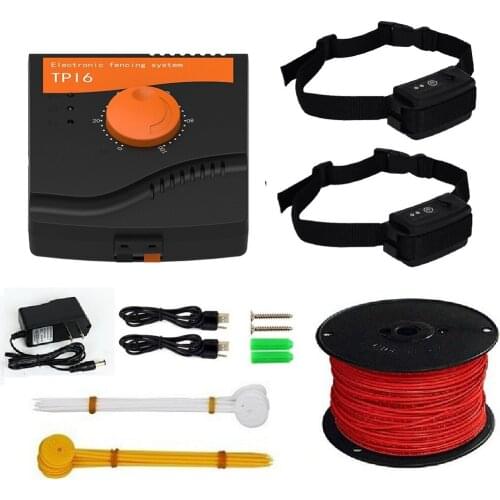 1/2/3 Dogs Friendly Underground Electric Pet Dog Fence Containment System Waterproof Transmitter Safety Shock Collar System