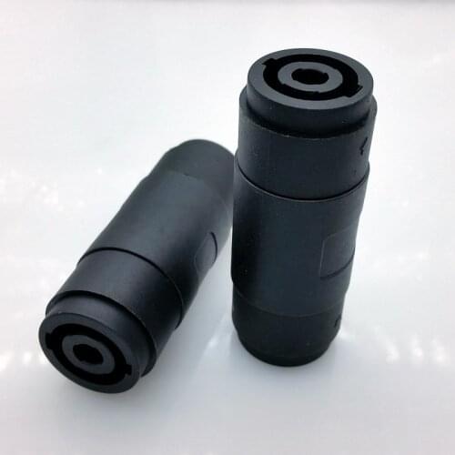 4pin Ohm butt joint XLR connector 4pins XLR Female to Female Extend connector for microphone Stereo System speaker box 1PCS