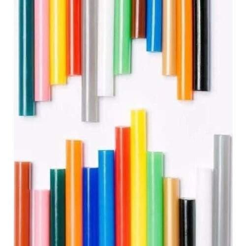 50Pcs 11mmx100mm Color Hot Melt Adhesive Strip Hot Melt Glue Stick For Professional Glue Gun