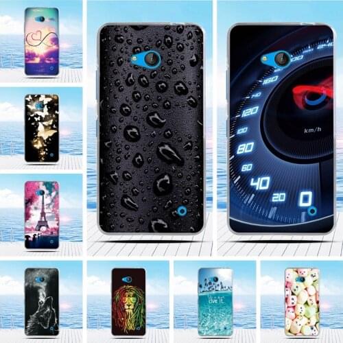 For Nokia Microsoft Lumia 640 Case Cartoon 3D Relief Printing Pattern Back Cover TPU Soft Silicone Case