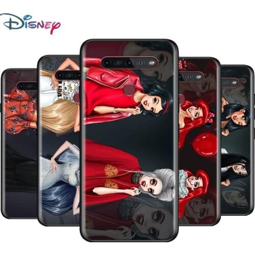 Black Soft Princesses Halloween For LG K92 K62 K52 K42 K31 K22 K71 K61 K51S K41S K30 K20 G8 G8S G8X ThinQ Phone Case