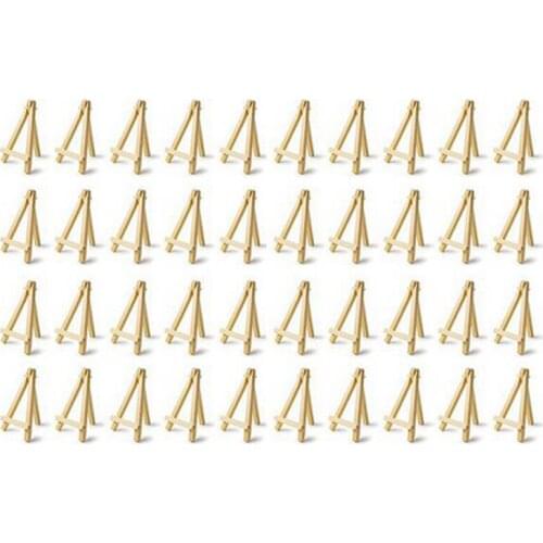 PPYY-40 Mini DIY Wooden Frame Artist Wooden Easel Wedding Table Card Stand Display Stand Party Decoration 15X8cm Easel