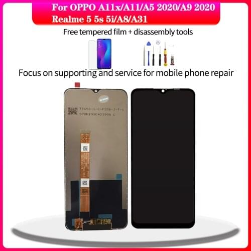 For OPPO A11x A11A5 2020 A9 2020 Realme 5 5s 5i A8 A31 Touch Screen Digitizer Assembly For OPPO A11x A11 A5 lcd Replacement