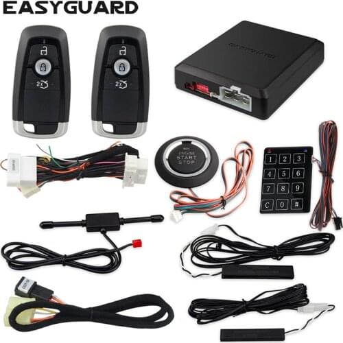 EASYGUARD CAN BUS plug and play PKE kit fit for Ford Fiesta ecosport focus push start button remote start passive keyless entry