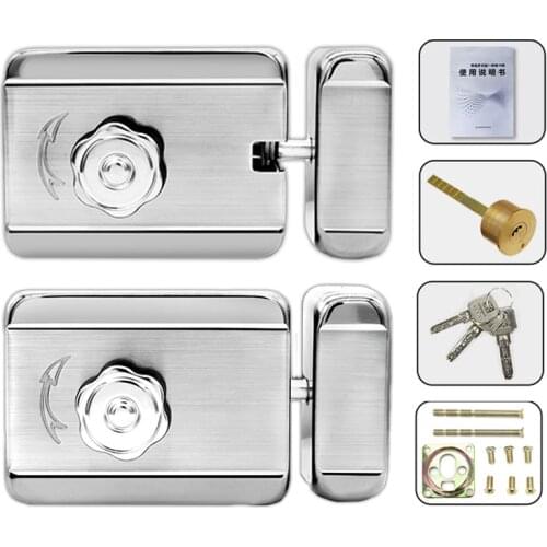 Electric Gate Door Lock Secure Electric metallic Lock Electronic Door Lock for Video Intercom Doorbell Door Access Control