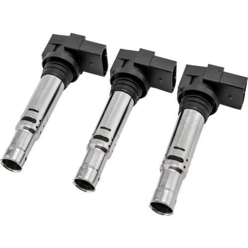 036905100B 3x IGNITION COIL PACK for VW Audi for Seat Skoda 1.6 16v FSI BLF 036905715 036905715,036905715A