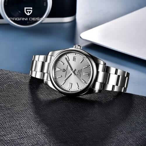 2021 Pagani Design Fashion Simple Style Mens Automatic Mechanical Watch 38mm Sapphire Glass Stainless Steel Watch Reloj Hombre