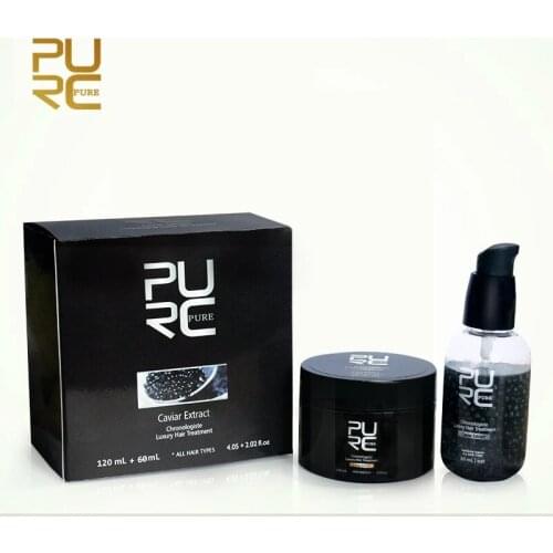 PURC Caviar Extract Chronologiste Hair Treatment Set Make Hair More Soft And Smooth Hair Care New Arrive