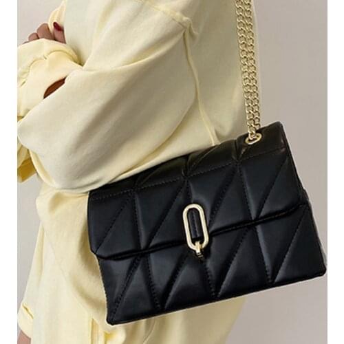 Luxury Fashion Designer Shoulder Bag Women Leather Pu Quilted Bag Female Handbags Women Bags 2021 NEW