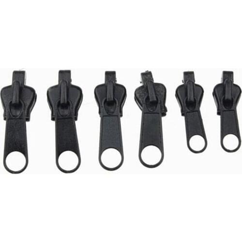 6pcs/lot Universal multifunction Instant Zipper Repair Kit Replacement Slider Zipper Puller Head For handbag sewing accessories