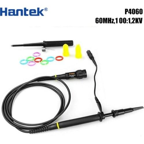 Hantek P4060 1: 100 high voltage 2KV 2000V 60MHz oscilloscope probe 100X BNC universal oscilloscope probe